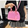 Women's Vintage 2025 Ostrich Pattern Large Capacity Handbag - Single Shoulder/Crossbody