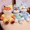 Cartoon Pajamas Dog Fox Koala Plush Toy Stuffed Soft Good Night Animal Doll Baby Kids Pillow Cushion Christmas Birthday Gift