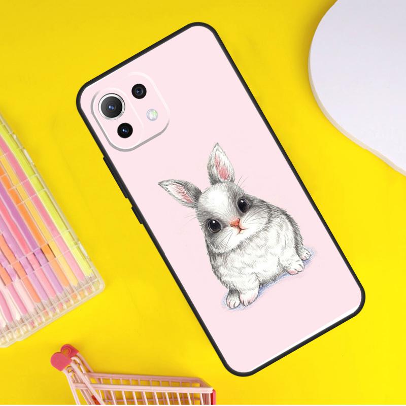 Rabbit Cover For Xiaomi 14 Ultra 13 11T 12T 13T 14T Pro POCO X6 X7 Pro X3 X5 F3 F5 F6 M6 Pro Case