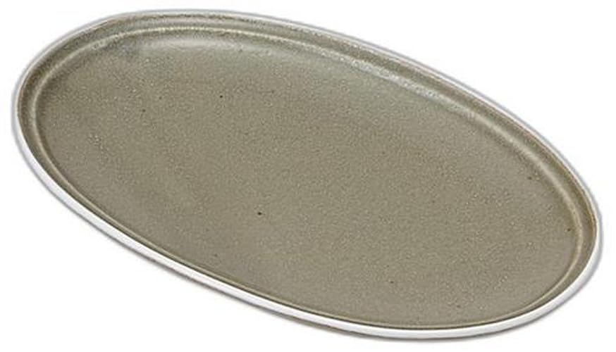 

Olive Oval Plate x x Setomonohonpo [22 13.8 2cm] (Setomonohonpo) оливковый