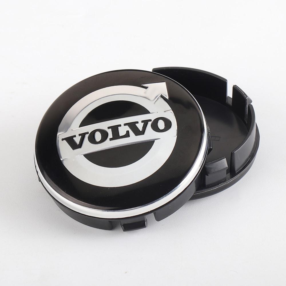 

40pcs 64mm Wholesale Original Tire Hubcap Car Styling Wheel Center Hub Cap Covers Emblem For Volvo Rdesign T6 AWD C70 S40 C30
