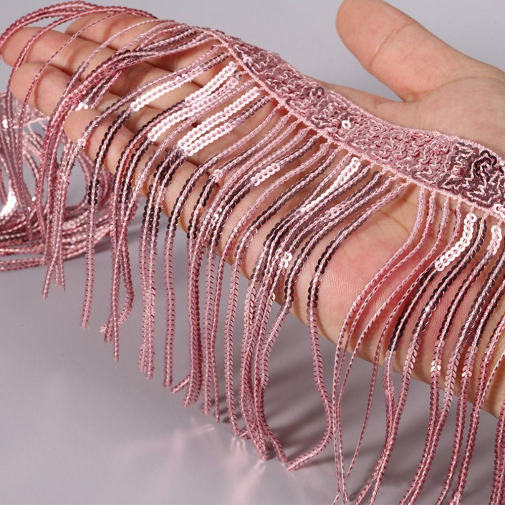 Decorațiune Costume 15cm 10 Yarzi Ciucuri cu Paiete Bling DIY Franjuri Trim Cusut Ciucure Stil Boho Dantelă Rochie Decor Pantofi