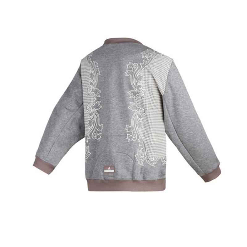 adidas Stella McCartney Training Series Stand Collar Printed Minimalist Zip Long Sleeve Sweatshirt Women Sweatshirt AA6994