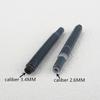 10 Pieces Black Fountain Pen Ink Cartridges 3.4MM 2.6MM Diameter for Ink Pen Refills