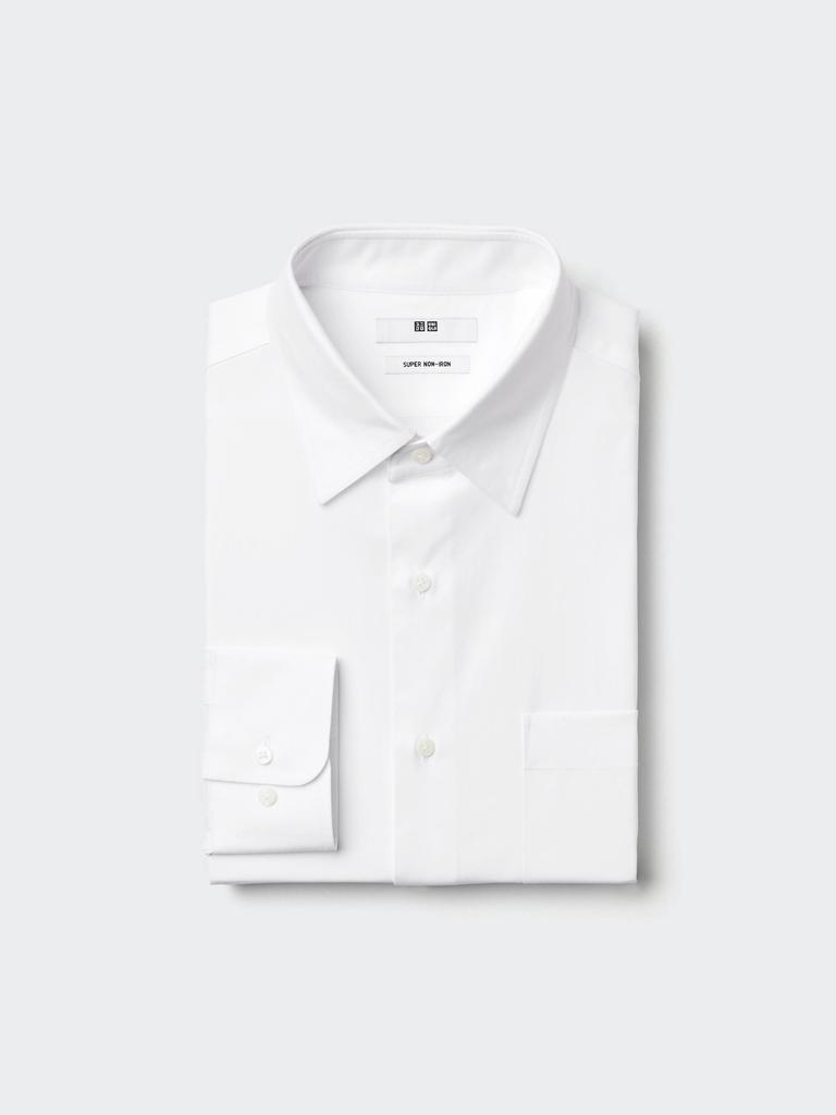 Uniqlo Super Non Iron Shirt  Long Sleeve Regular Color 