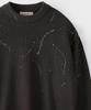 PANICALE Khaki Splash Paint Knit