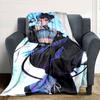 1pc Hunter X Kopo group Themed Flannel Blanket Suitable for Bed, Home Decor, Graduation Gifts, Easter, Back to School, Christmas, All Season Use