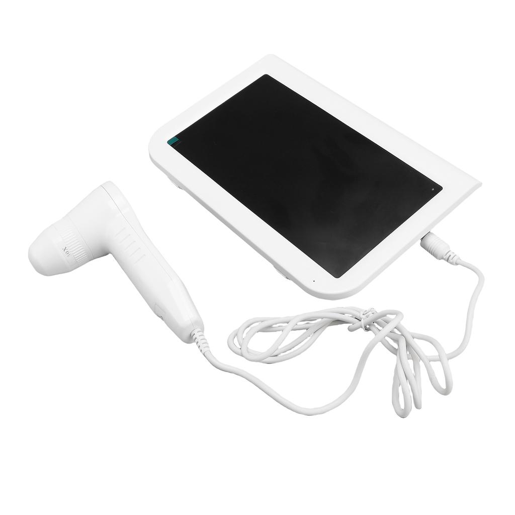 10.2 Inch Skin Scalp Detector Rechargeable 50X 200X Lens Hair Follicle Detector for Nails Hair Skin 