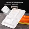 Thickened Melamine 4-Compartment Rectangular Serving Tray