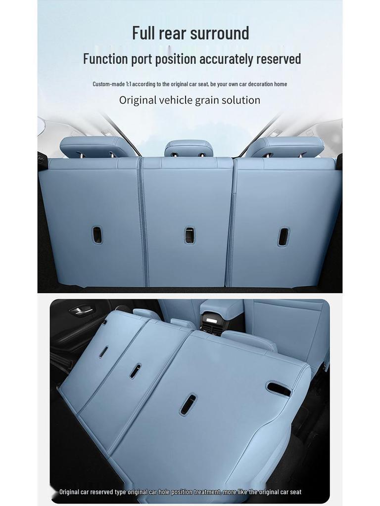 Five-Seat Qashqai Full Leather SUV Cushion: All-Season, Full Surround Seat Cover.