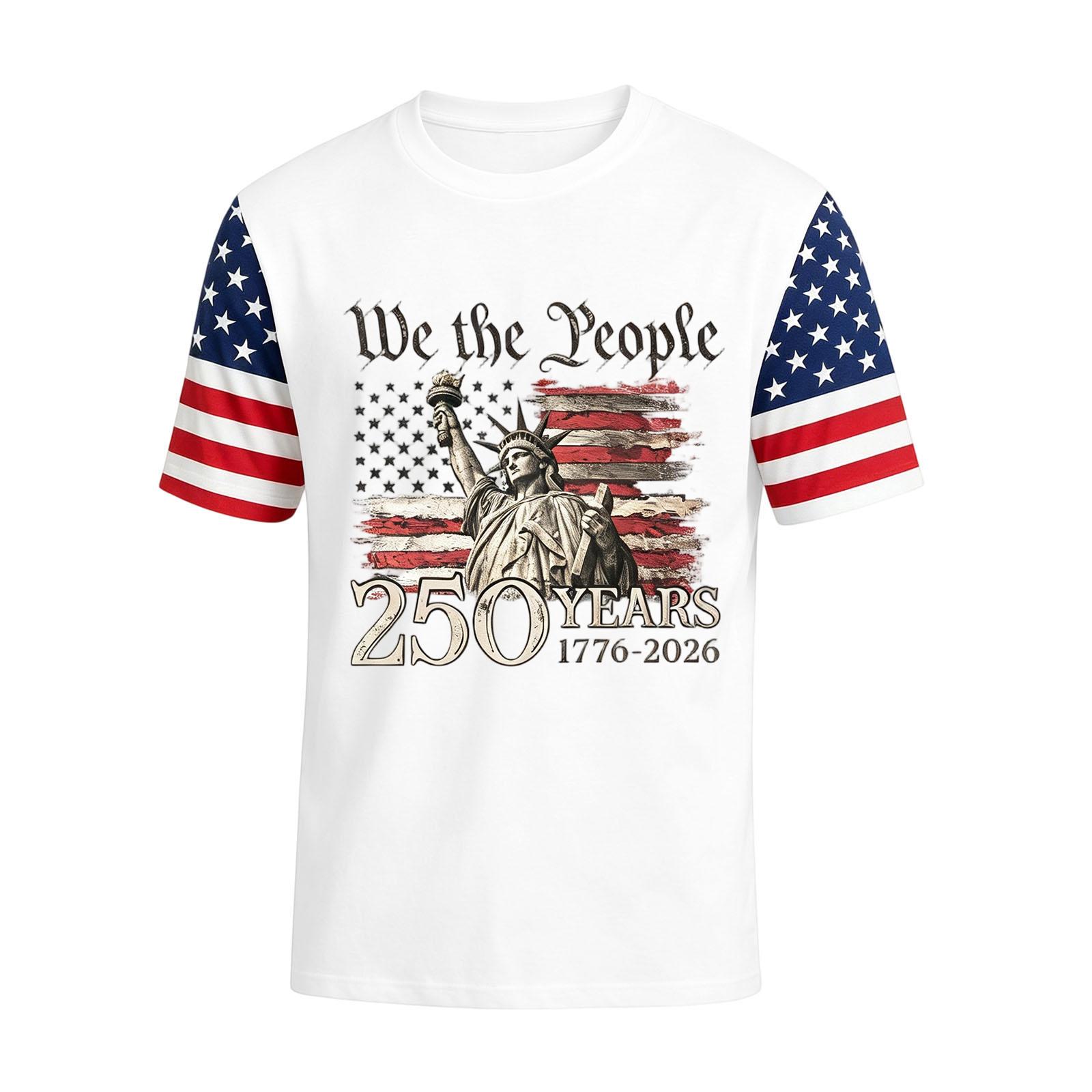 

Men s Casual Round Neck Lightweight Breathable Short-Sleeve Top XL білий