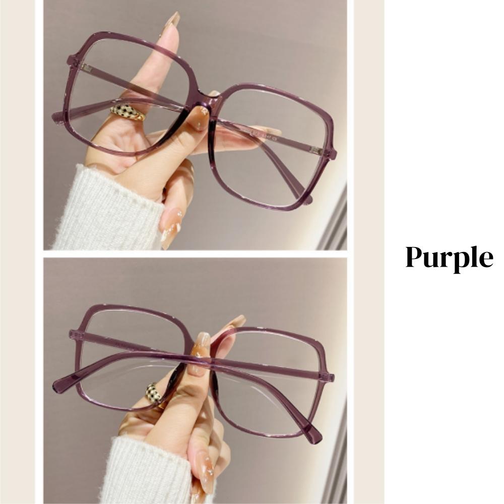 Women’S Anti-Blue Light Eyewear Comfortable Blue Light Blocking Glasses Digital Eye Glasses Versatile Stylish Oversized Frames