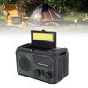 Emergency Radio Multi Function 16000mAh Solar Hand Crank AM FM WB Battery Powered with Cell Phone Ch