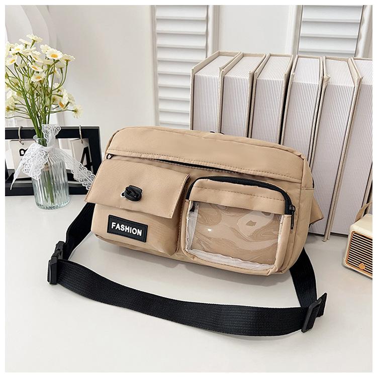 

2025 new shoulder bag men s messenger bag men s and women s leisure students small backpack men s tooling mobile phone bag men s bag