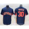 Houston Astros Baseball Jersey Bregman 2 Altuve 27 Embroidered Sports Shirt Men