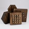 Solid Wood Stand Labret Dermal Anchor Body Piercing Jewelry Top Display Seller Cases Display Tool with Screw Thread