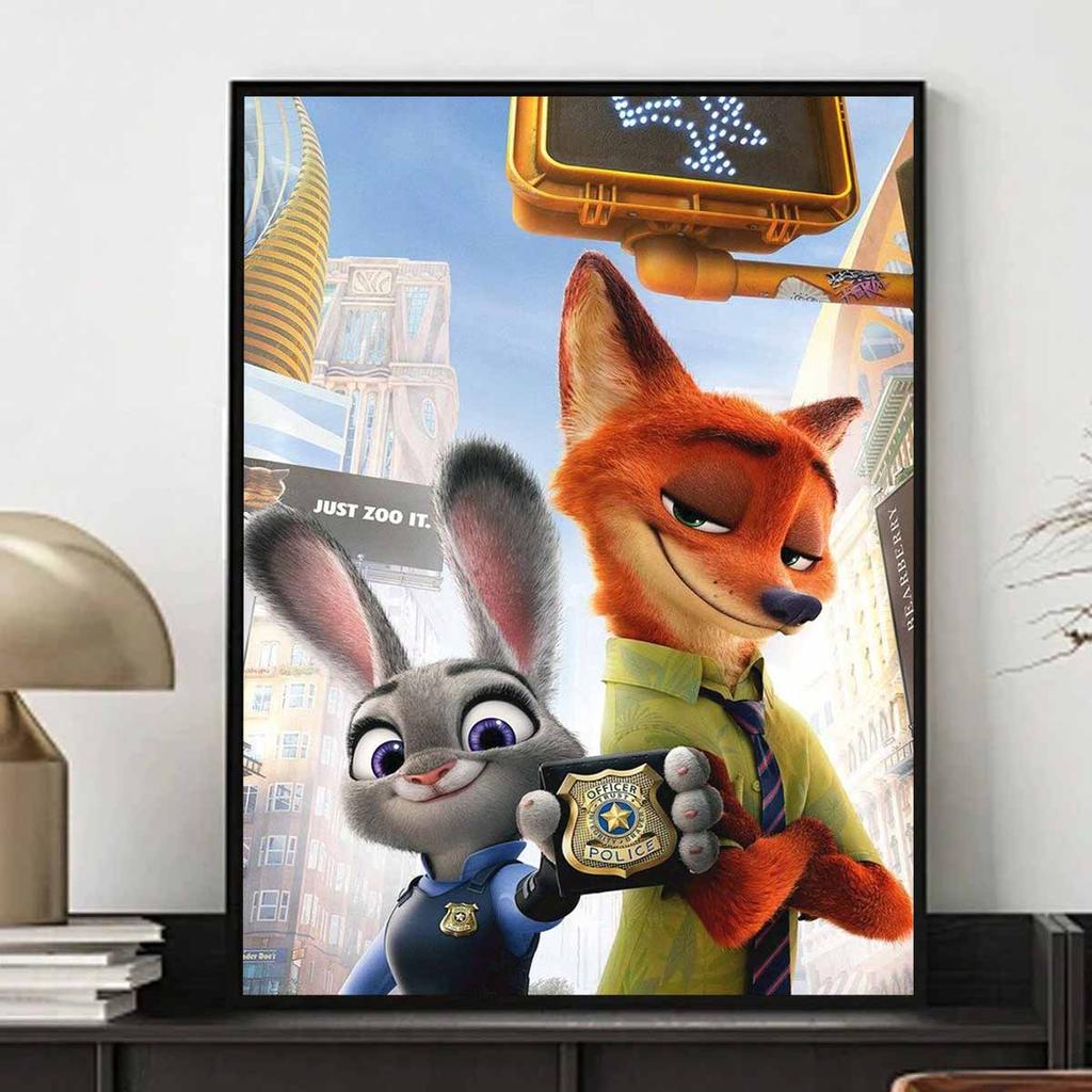 Full Round Diamond Painting The Rabbit and The Fox Art Rhinestone Picture Mosaic DIY 5D Cross Stitch Embroidery Home Decoration