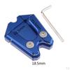 Motorrad Seitenständer Pad - Langlebige CNC-Aluminium Seitenständer Unterlage/Stützplatte Passend für Gtv