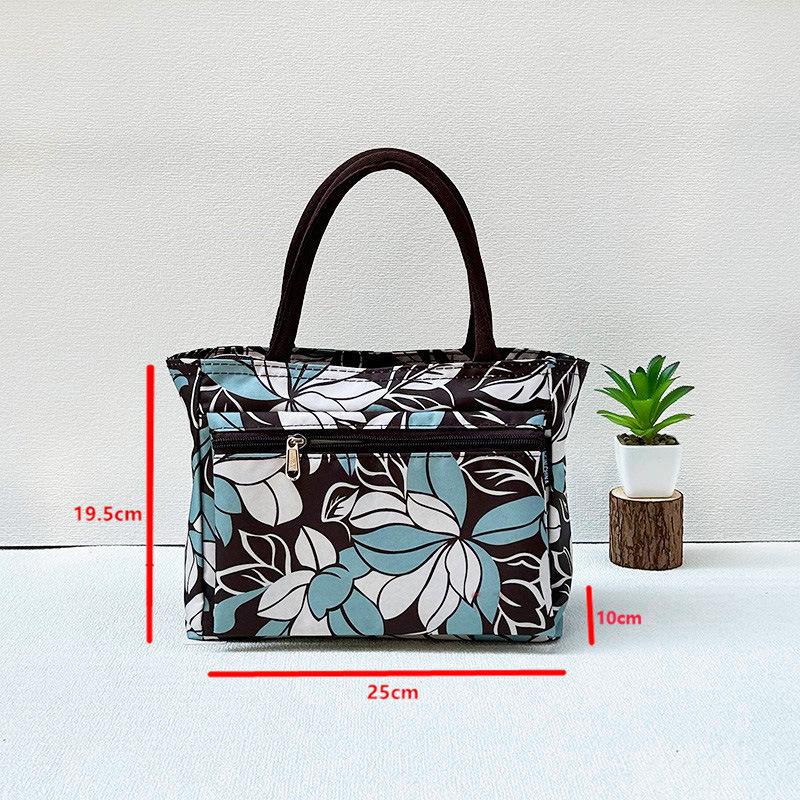 Waterproof Oxford Tote: Stylish Handbag for Middle-Aged Women - Perfect for Work and Outings