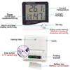 LCD elektronischer digitaler Temperatur-Feuchtigkeitsmesser-Monitor Indoor Outdoor Thermometer Wetterstation Wecker HTC-1 XYZ