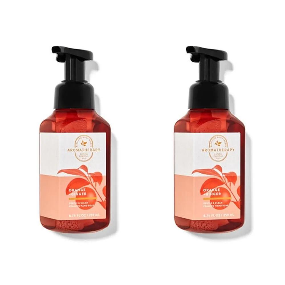 BBW Bath & Body Works 259 мл 2 шт. АПЕЛЬСИН ИМБИРЬ Мягкое и очищающее пенящееся мыло для рук