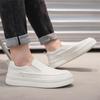 Thick Bottom Mens Loafers Genuine Leather Casual Shoes Breathable Men Sneakers Light Outdoor Walking Flats Leisure Walk Footwear