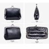New Vintage Coin Purse Women's Top Layer Cowhide Versatile Double Clamp Storage Bag Gold Clip Bag