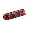 New Car 3D Metal GTD Badge Body Front Grill Trunk Emblem Sticker For Volkswagen VW Golf 3 4 5 6 7 7.5 MK4 MK5 MK6 MK7 GTD C