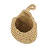 High Quality Home Woven Basket Hanging Storage Hanging Wall Jute Vegetable Wall Mount 1pcs Hanging Basket 6 Size