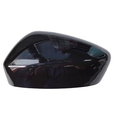 Door Wing Mirror Cover Mazda CX5 CX-5 2012-2014 Rearview Mirror Cover Case Shell Lid Side Rearview Mirror Cover (L Black)