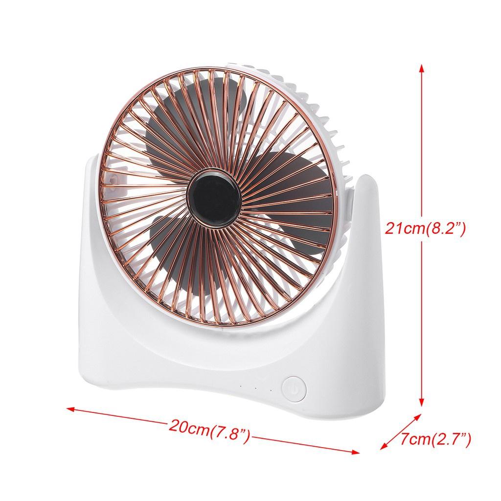 Rechargeable 5 Speeds Electric Air Circulation  Air Circulator Ventilation Fan USB Portable Cooler New