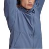 Adidas Striped Comfortable Zip-Up Hooded Long Sleeve Jacket Men Jacket Blue FJ6583