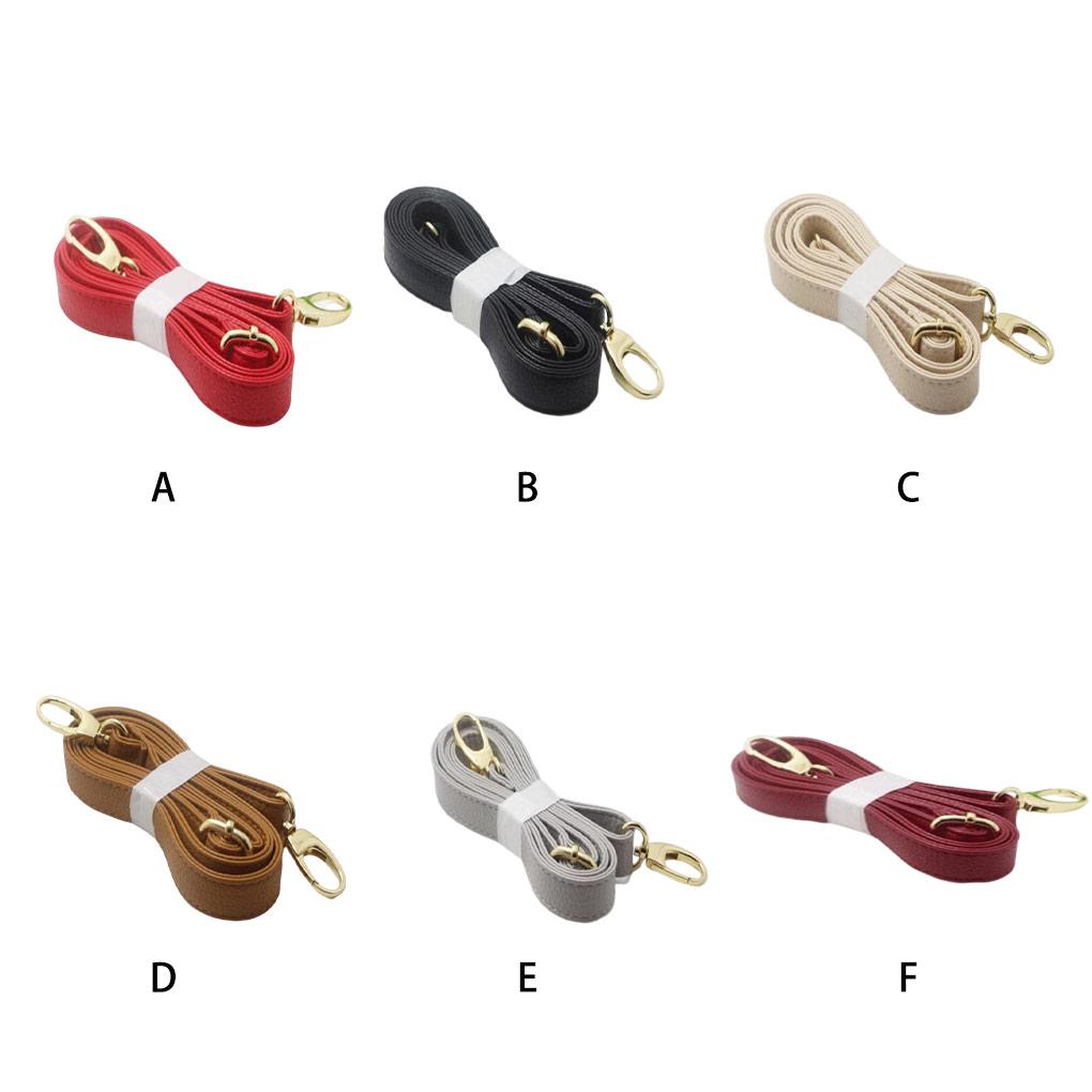 Shoulder Bag Strap Leather Soft Lichee Pattern Crossbody Bags Straps Multi Colors Easy Match Handbag Accessories Women Outdoor