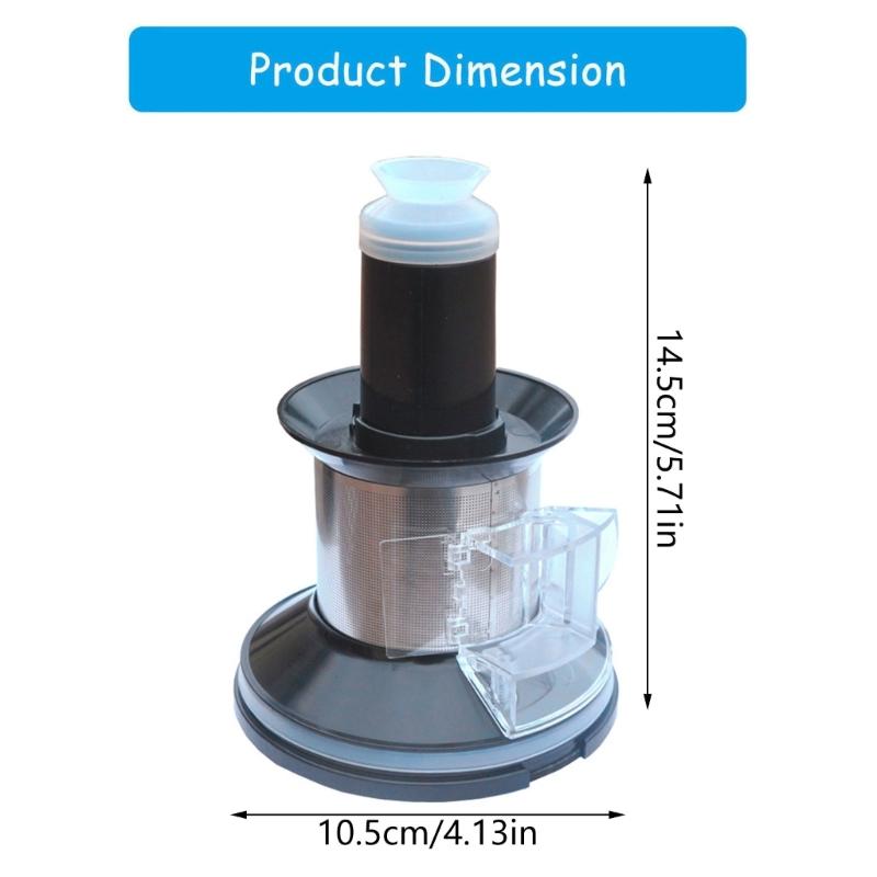 High Capacity Washable Vacuum Dust Chamber Filter Wireless Handheld Cleaner Replacement Part Dust Cup Accessory