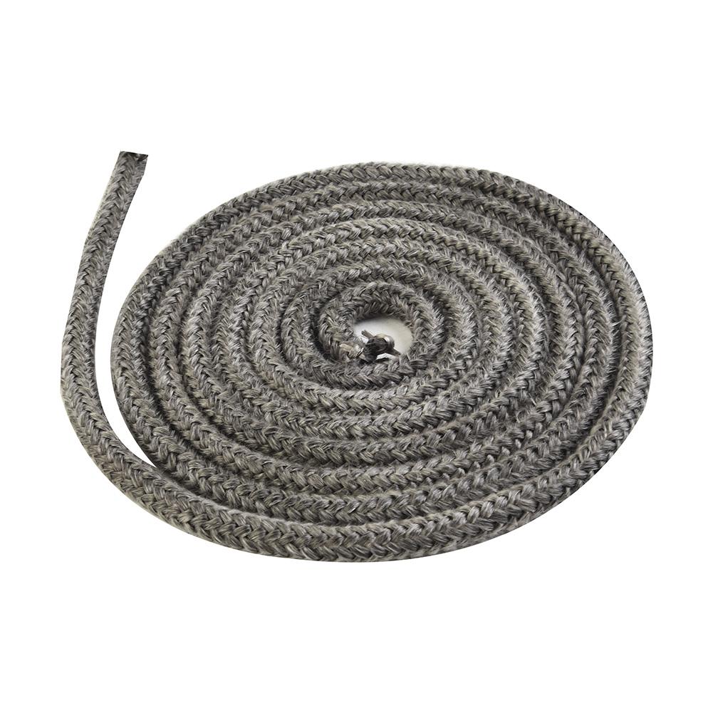 78 Inch/ 2m Fiberglass Rope Seal Wood Burning Stove Door Self-Adhesive Replacement Black Gasket Tape Log Burner Door Seal