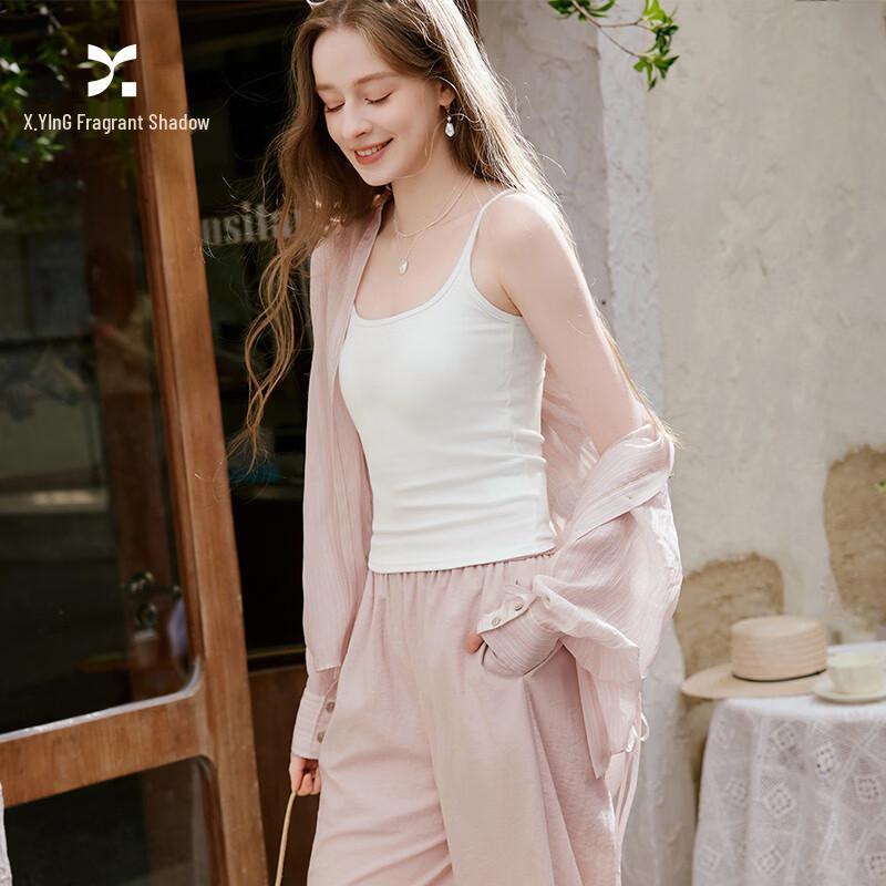 Xiangying Women s U-Neck Padded Camisole Top XL