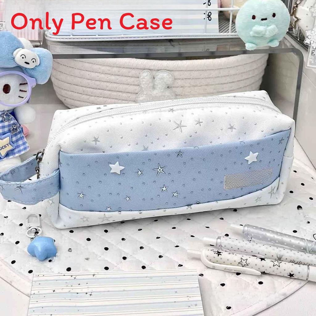 Student Fabric Pencil Case With Large Capacity And Simple Design For School Supplies