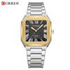 CURREN 8482 Men's Waterproof Quartz Wristwatch with Steel Band – Casual Design