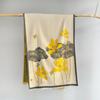 Elegant Chinese Style Double Sided Thickened Warm Imitation Cashmere Scarf For Women
