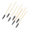 50Pcs Bamboo Handle Eyelash Brush Makeup Brush Eyelash Extension Eyebrow Brush