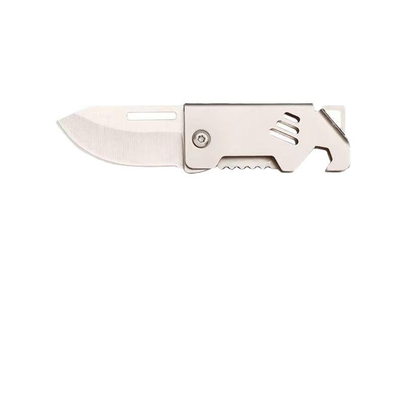 Mini Pocket Folding Knife: Portable, High Hardness Keychain Knife for Outdoor Use