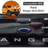 Aunginsy Car Tailgate Emblem Trim Cover Compatible with Ford Ranger 2015-2022 Badge Logo Cover Auto Rear Trunk Back Decor Cover Trim Cover Circle