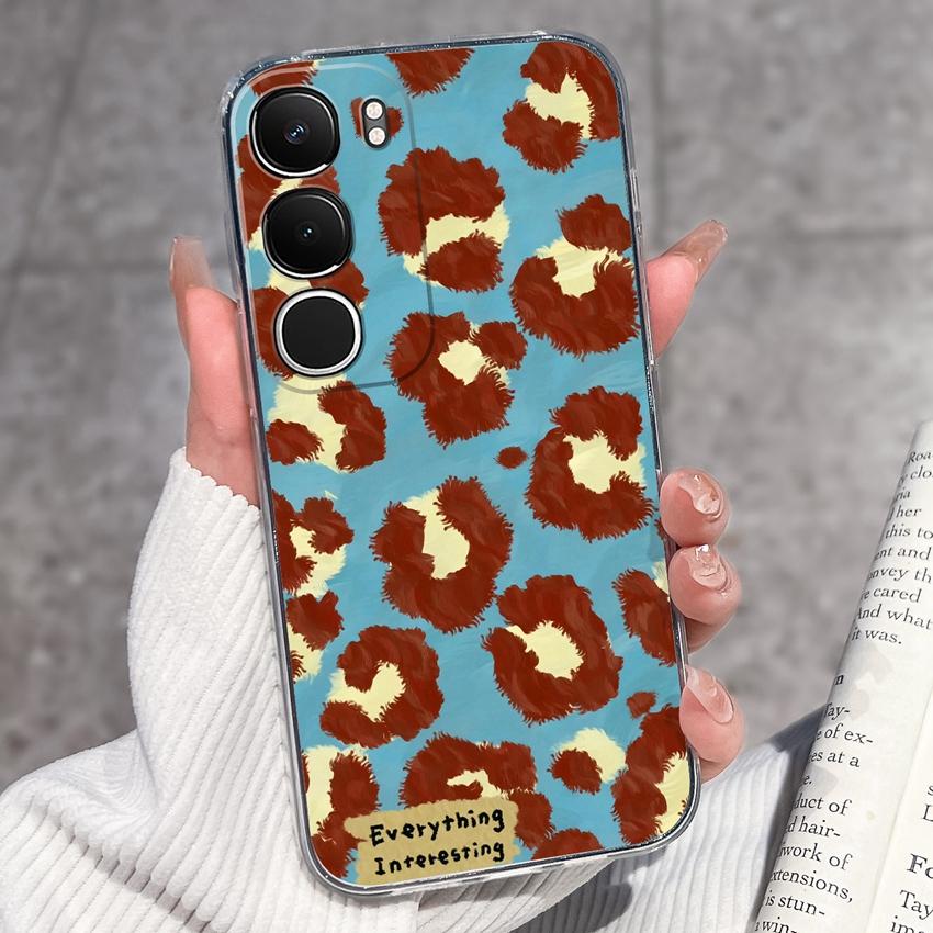 Cute Casing For Vivo Y19s Y19 Y17s Y17 Y16 Y15 Y13 Y12 Y11 Phone Covers Cute Penguin Frog Housing Clear TPU Non Slip Silicone Soft Shell For Vivo Case