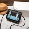 Guangzhou Women's Bag Cover-type Contrasting Color Small Square Bag, Shoulder Mobile Phone Bag, Personalized Small Bag.