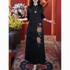 Retro Heavy Embroidered Loose Qipao for Autumn-Summer