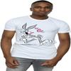 Looney Tunes Herren Bugs Bunny In Love T-Shirt Weiß Medium