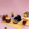 Simulation Insect Plush Toy Mosquito Pendant Soft Plushie Figured Animal with Keychain for Kids Room Decor