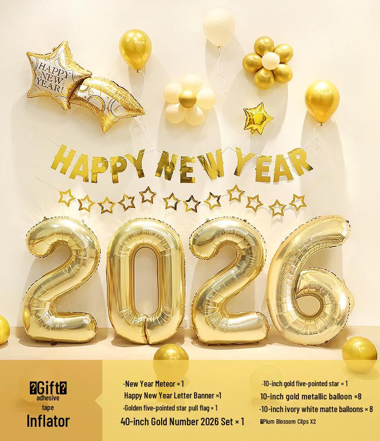 2026 New Year Celebration Balloons - Year of the Horse Spring Festival Atmosphere, Ideal for Company Events and Background Decorations