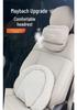 Adjustable Lumbar Support Headrest Cushion for Honda Civic and Mercedes-Maybach - Soft, Perforated Neck Guard.