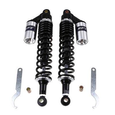 Universal 400mm 15.75" Motorcycle Air Shock Absorber Rear Suspension Spring Damper Replacement for Yamaha Honda